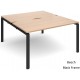 Adapt 1600mm Deep Sliding Top Double Starter Bench Desk